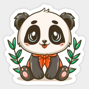 Cute Little Baby Panda! Sticker